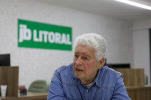 Requião esteve no JB Litoral na segunda-feira (19) e falou sobre a candidatura e planos para o Litoral. Foto: Eduardo Matysiak