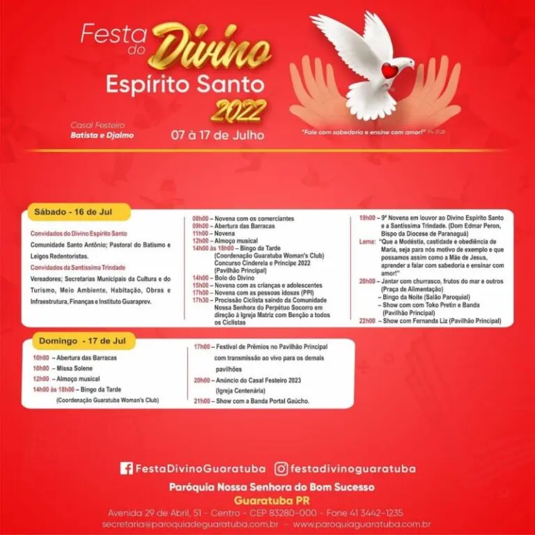 festa do divino Guaratuba