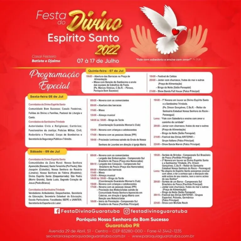festa do divino Guaratuba