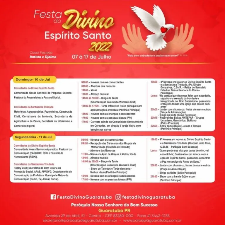 festa do divino Guaratuba