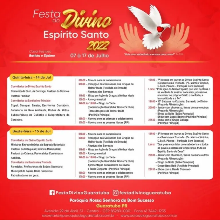festa do divino Guaratuba