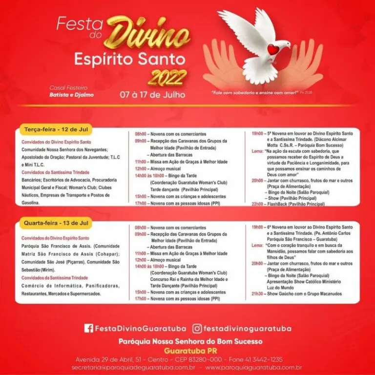 festa do divino Guaratuba