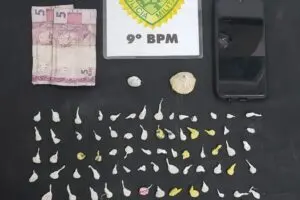 Pedras de crack estavam embaladas para a venda