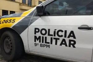 Suspeito foi levado para a Cadeia Pública