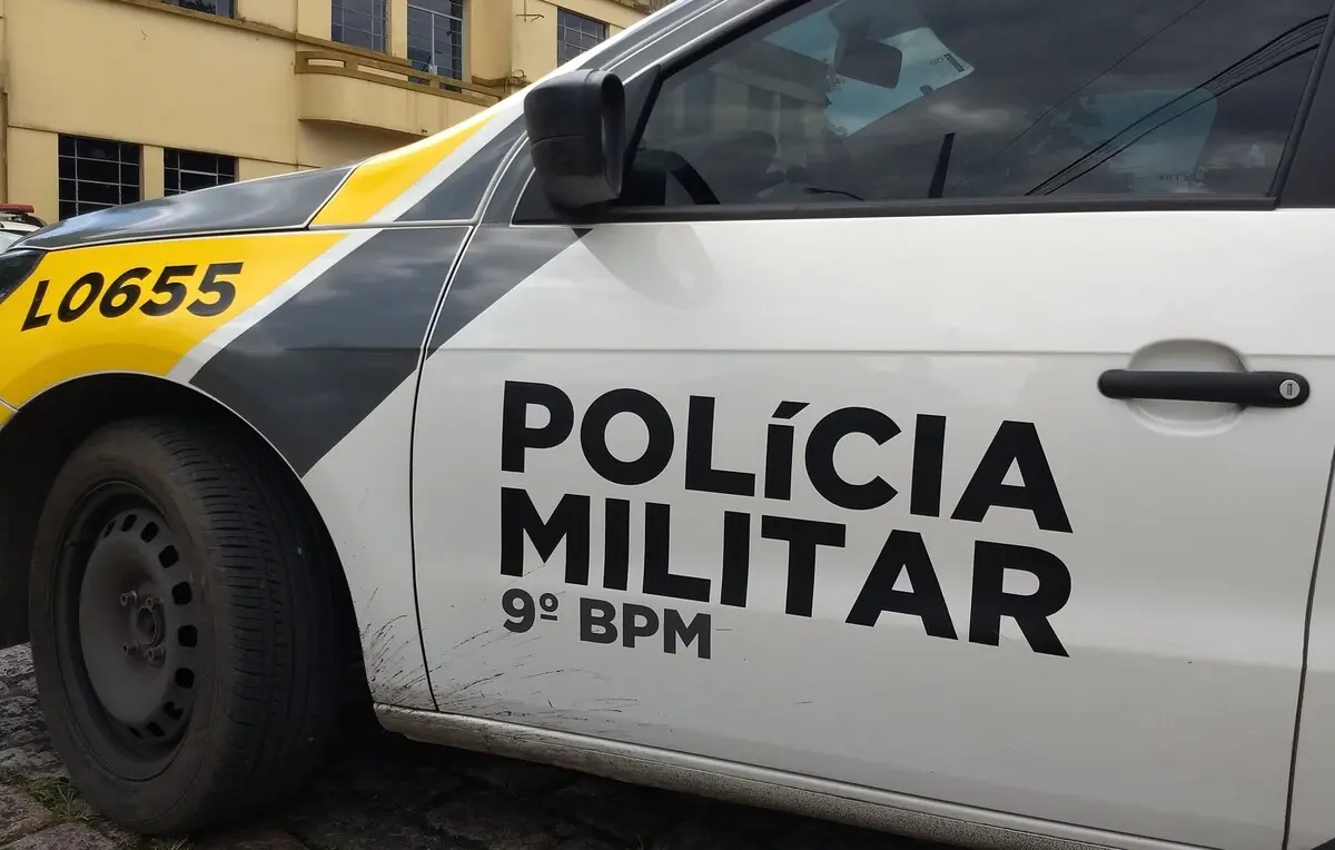 Suspeito foi levado para a Cadeia Pública