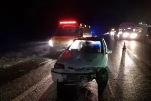 Acidente ocorreu no Km 648 da rodovia, na região de Tijucas do Sul