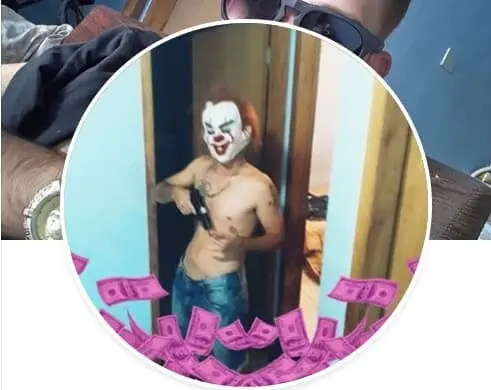 Foto da rede social de Aleks