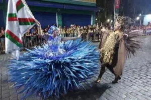 Ao todo, quatro escolas desfilaram na Avenida do Samba.