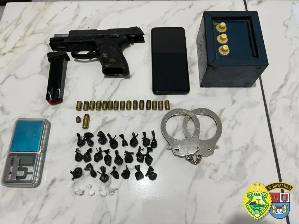 Apreensao-de-pistola-municoes-e-drogas-em-Antonina-2