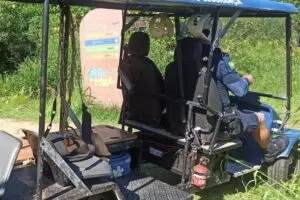 Carro elétrico da GCM atende vítima de agressão