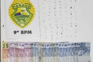 Na ação ainda houve a apreensão de dinheiro miúdo