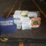 Drogas foi encontrada junto com carga de frango congelado