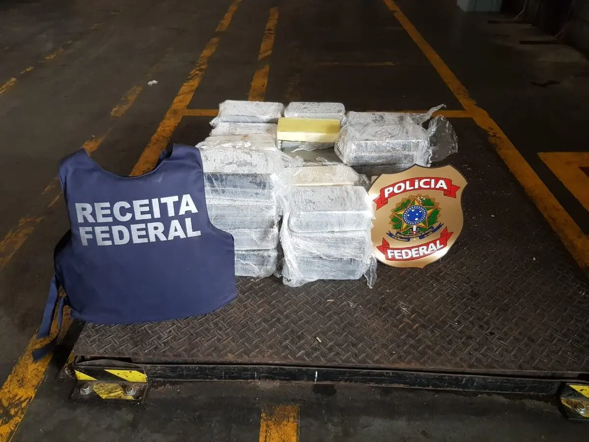Drogas foi encontrada junto com carga de frango congelado
