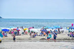 praia banho impróprios