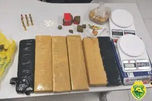Drogas estava escondidas em uma casa abandonada