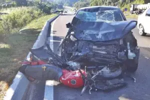 Acidente ocorreu no Km 23 da rodovia, na região de Morretes