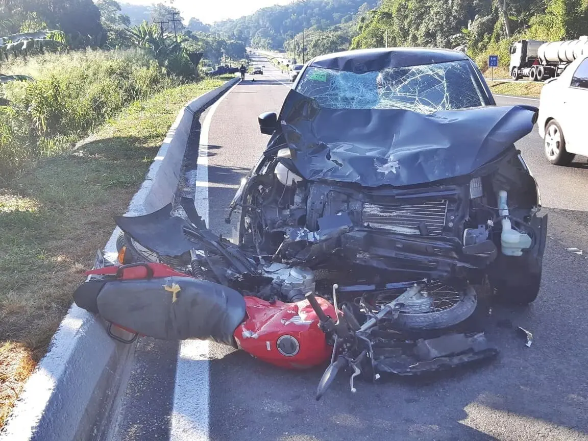 Acidente ocorreu no Km 23 da rodovia, na região de Morretes