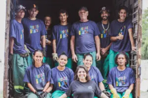 AMCORESPP garante resultados sociais e ambientais em Pontal do Paraná, associação de reciclável, lixo