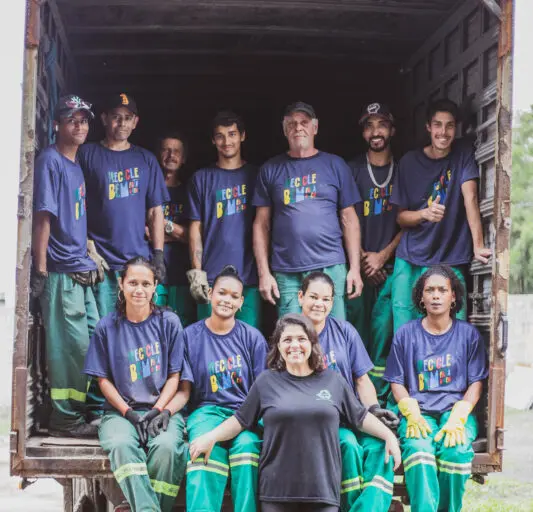 AMCORESPP garante resultados sociais e ambientais em Pontal do Paraná, associação de reciclável, lixo