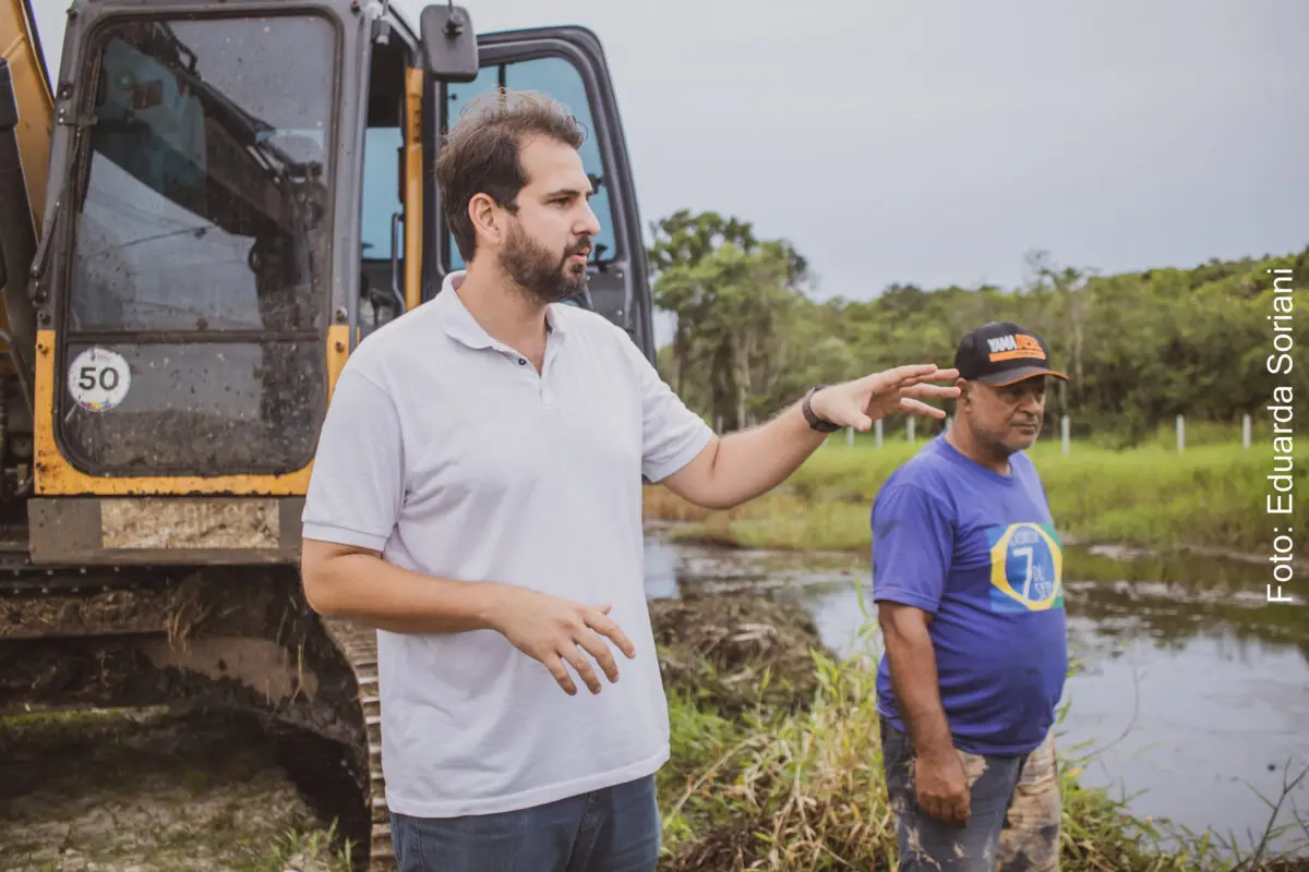 secretário de Obras, Pedro Pompilio