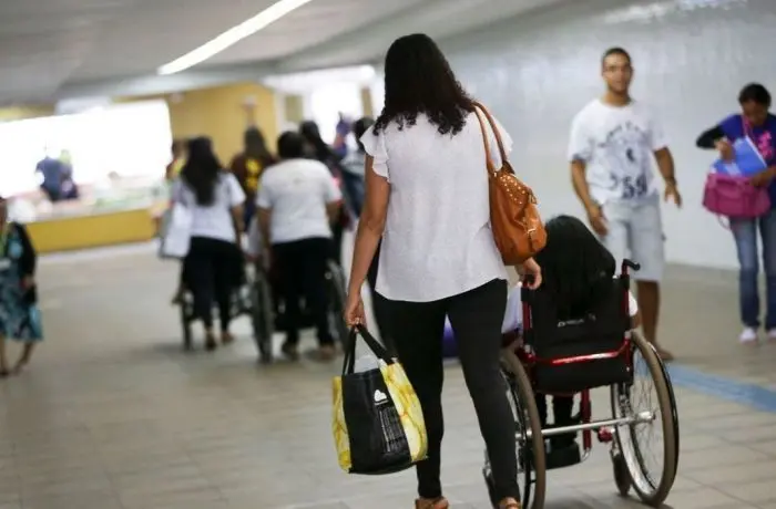 mães com filhos deficientes