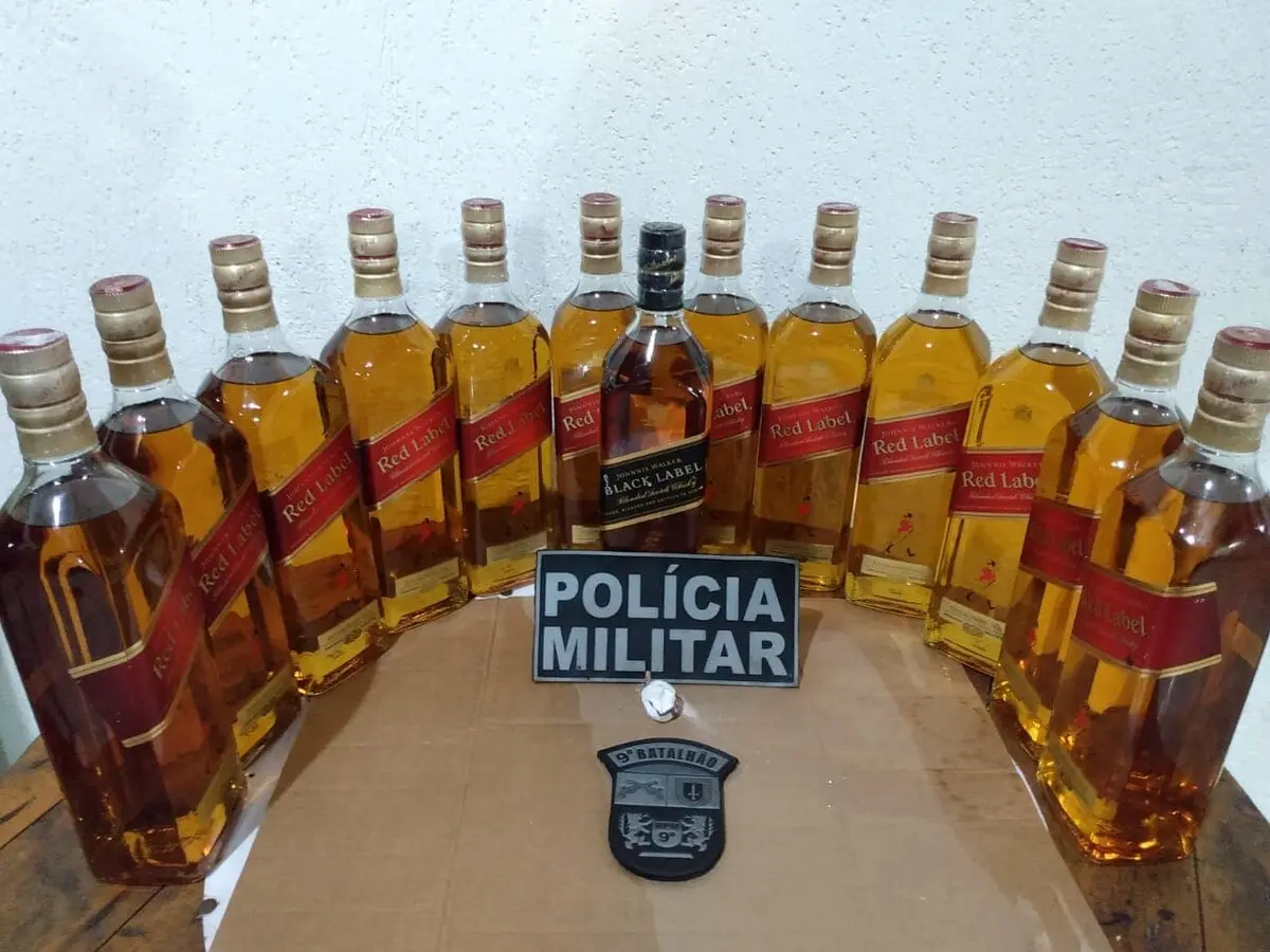 Suspeito afirmou que comprava as bebidas para revender