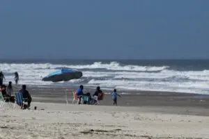 Praia vazia inverno