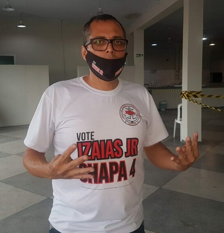 Izaías Junior conta que está tentando negociar com o Sindop desde 25 de maio de 2021.