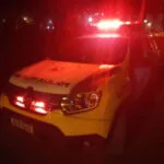 Jovem com tiro no pé é encaminhado ao pronto-socorro em Guaratuba