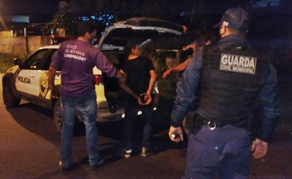 Suspeito foi localizado por equipes da Polícia Civil e Guarda Civil Municipal