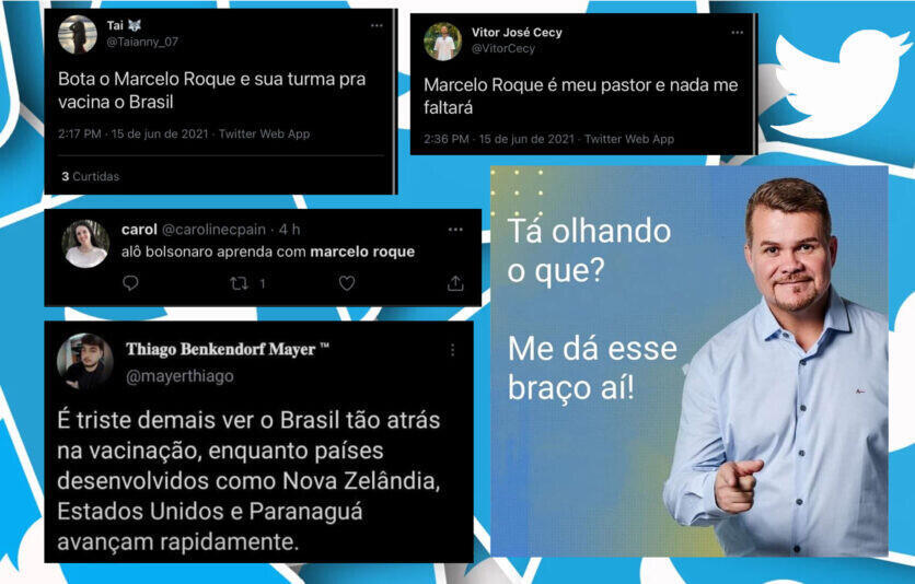 vacinação memes Marcelo Roque