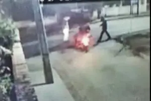 Crime foi praticado por dois homens, um deles portando arma de fogo
