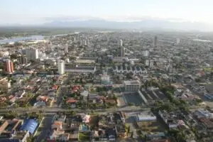 paranaguá, centro, vista de cima