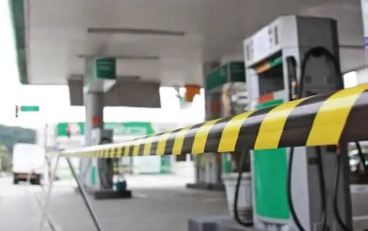 postos de gasolina, postos fechados, locko