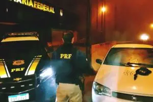 PRF abordou suspeito na BR-277