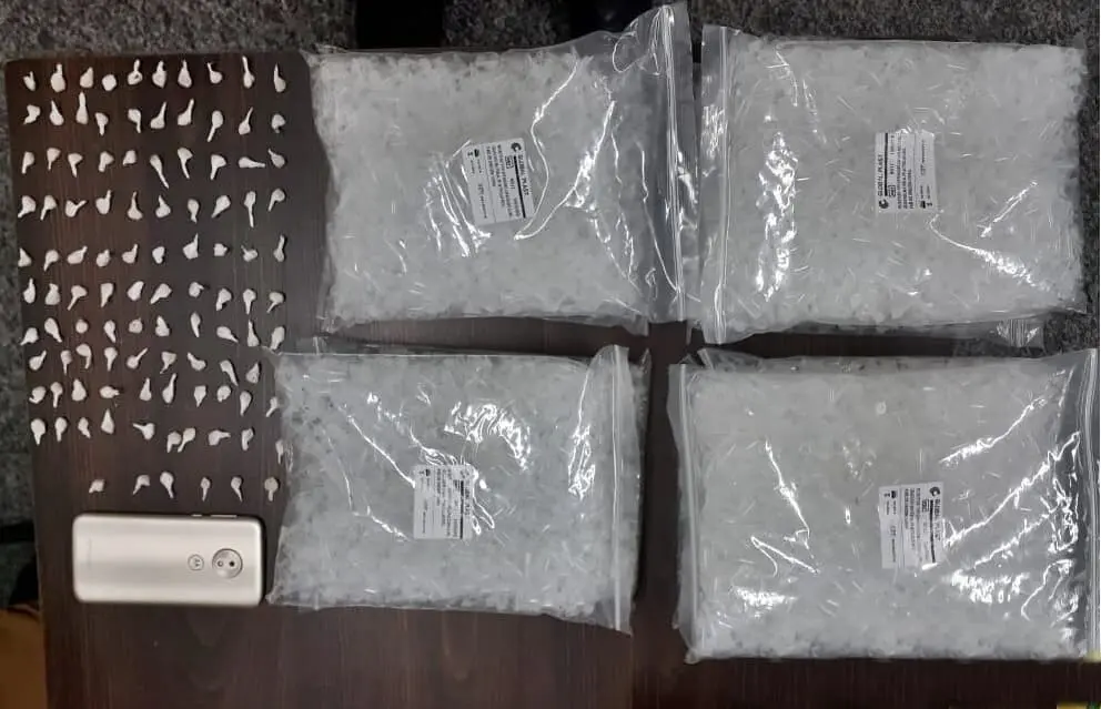 Pedras estavam prontas para a venda