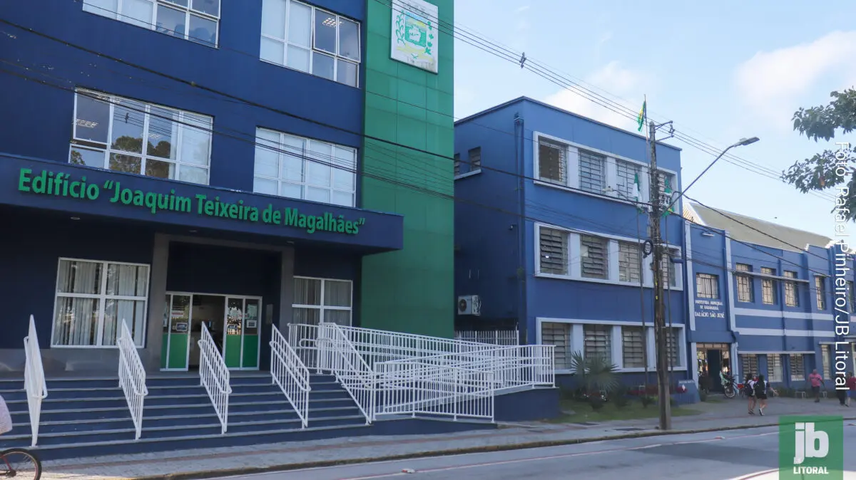 Prefeitura de Paranaguá, prefeitura de paranagua, - Foto - Rafael Pinheiro - JB Litoral,