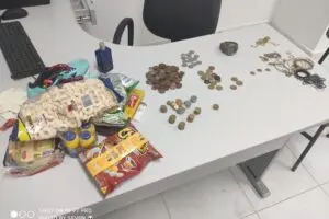 Vários objetos foram recuperados na abordagem da GCM