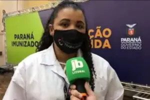 primeira parnanguara vacinada