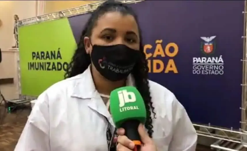 primeira parnanguara vacinada