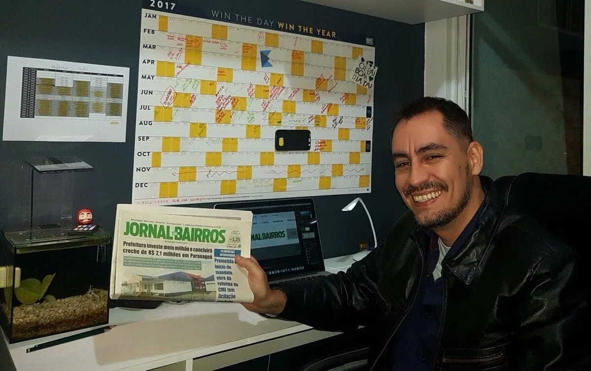 Tiago - Há muita tecnologia por trás do website que o usuário nem imagina