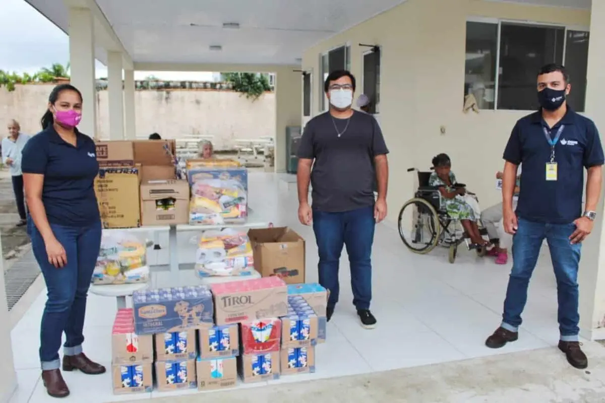 doações alimentos lar dos idosos