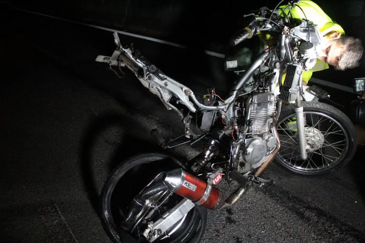 acidente moto paranaguá