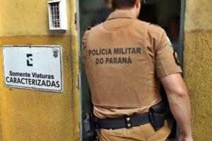 PM encaminhou suspeito para a Cadeia Pública de Paranaguá