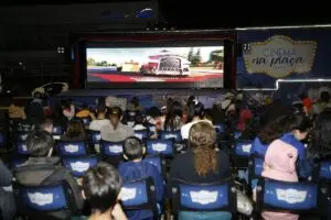 cinema na praça