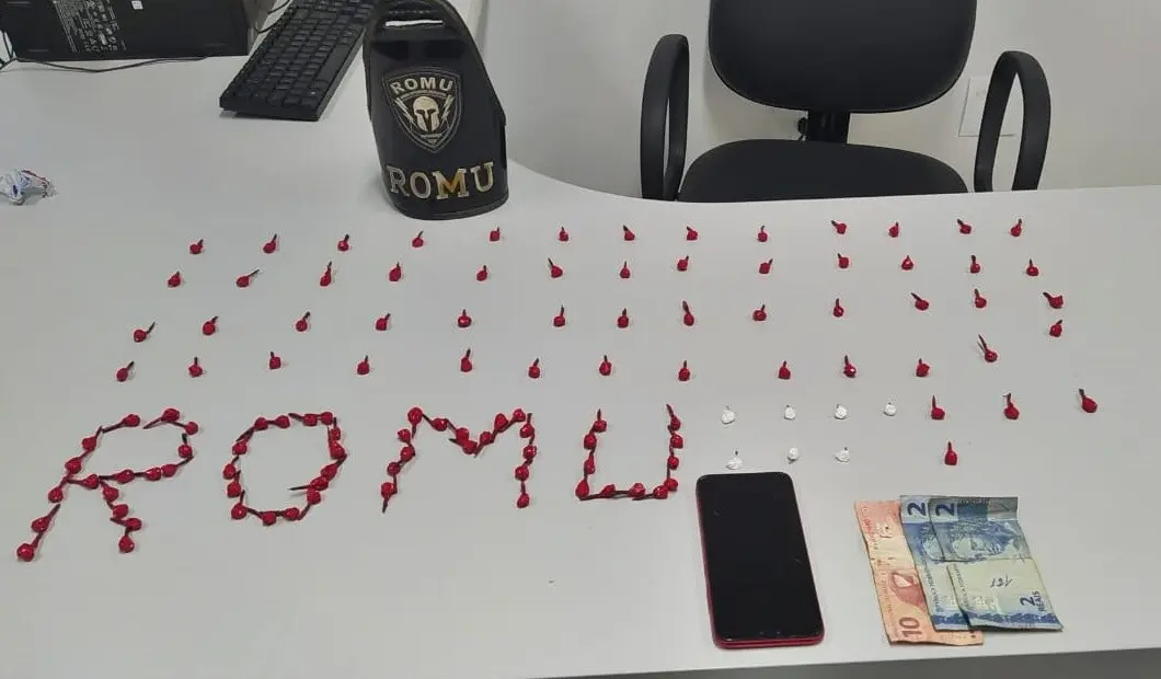 Além de crack, foram apreendidas porções de cocaína