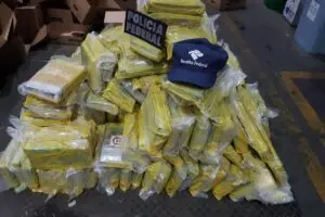 Cocaína tinha sido embalada À vácuo