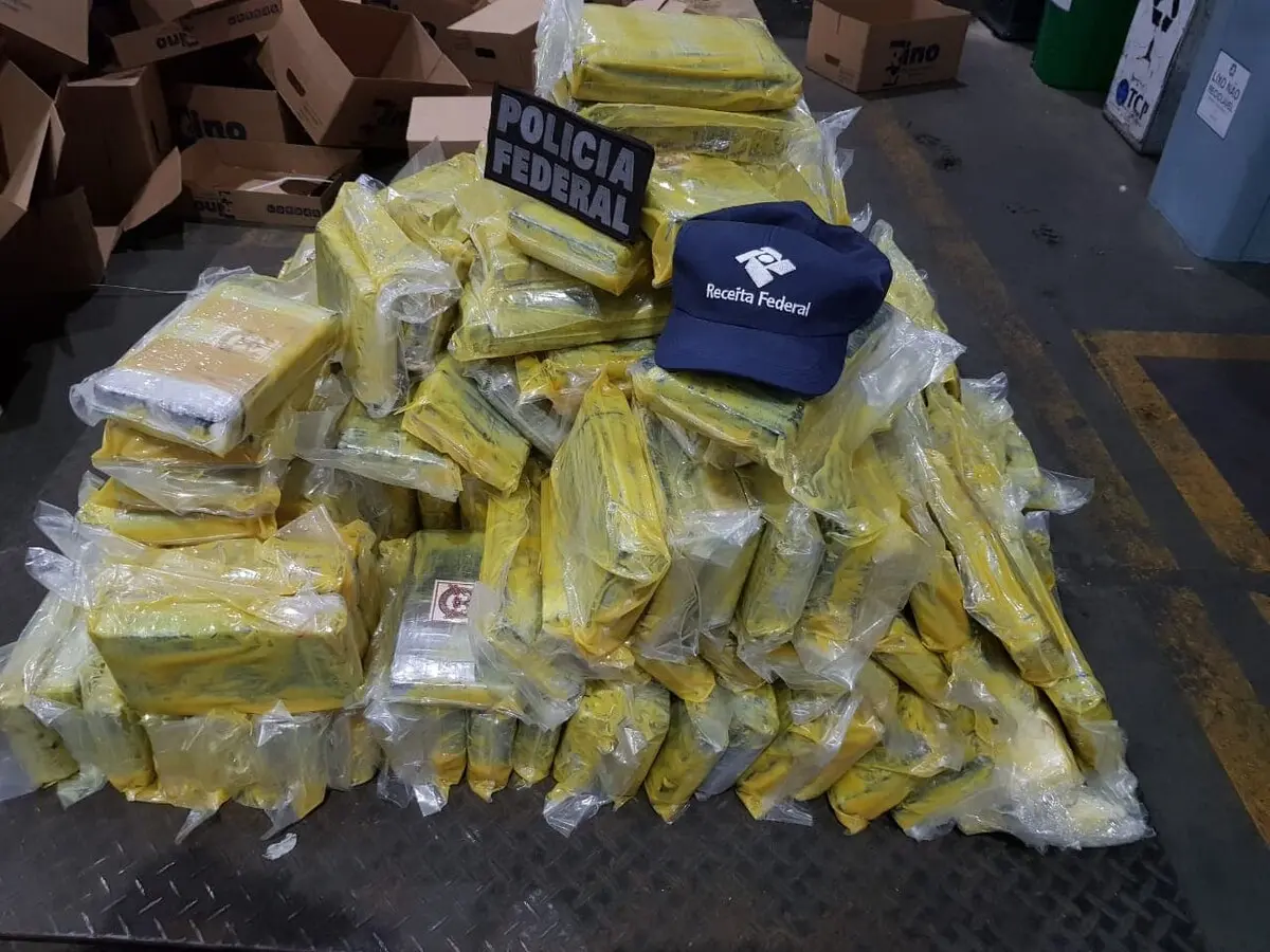 Cocaína tinha sido embalada À vácuo