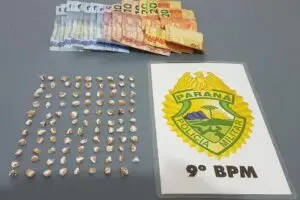Pedras de crack estavam embaladas para a venda
