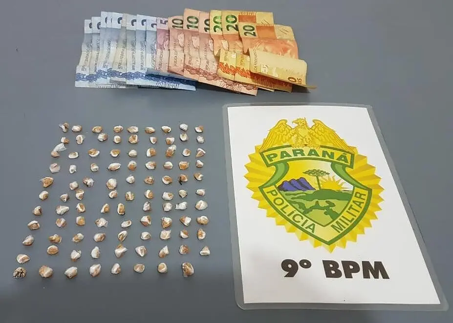 Pedras de crack estavam embaladas para a venda